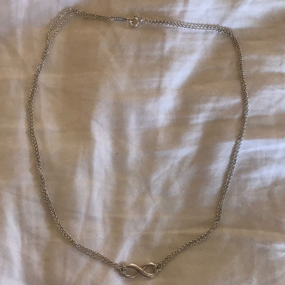 Tiffany Infinity Necklace Authentic